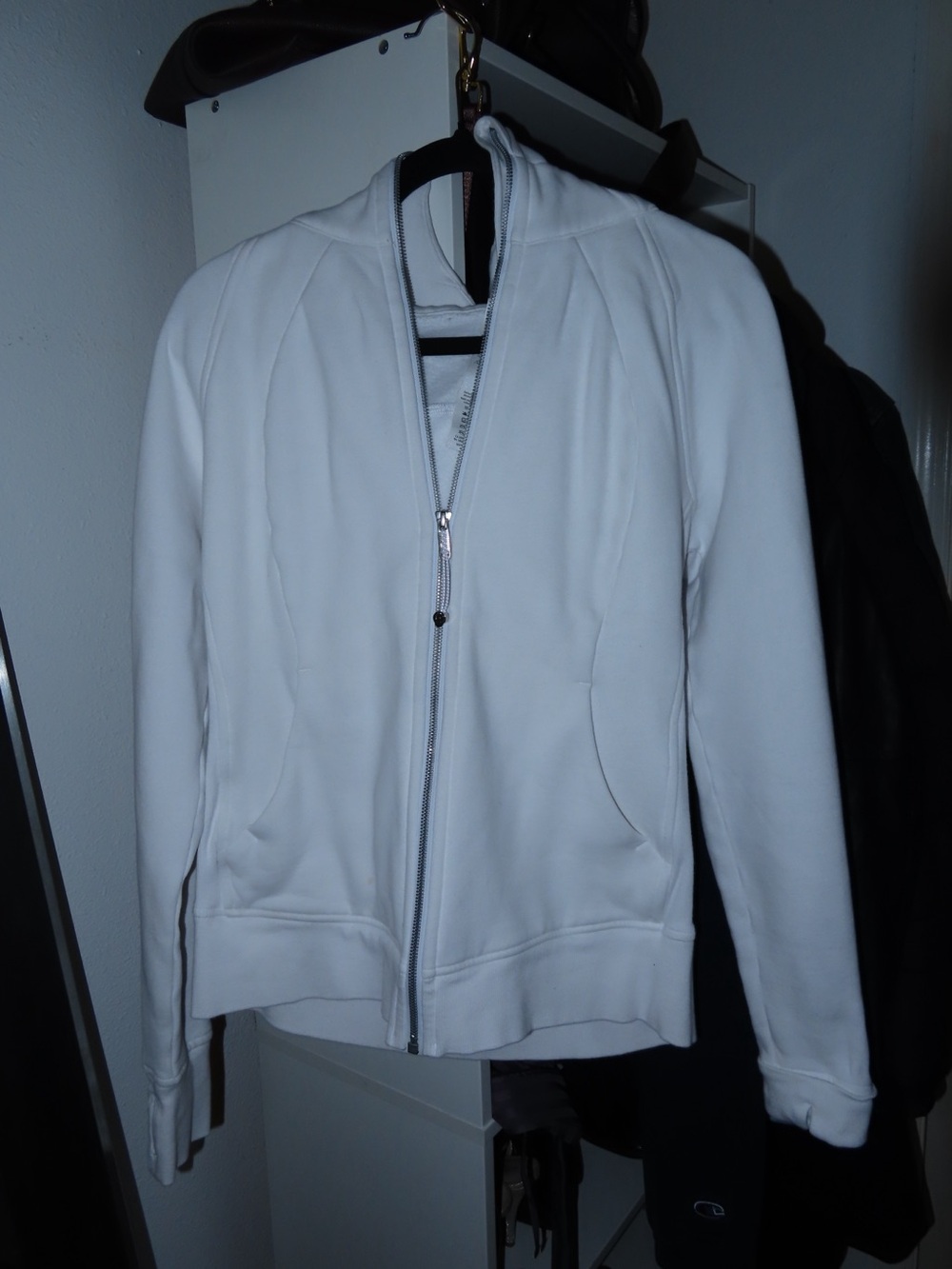 lululemon athletica White Full-Zip Scuba Jacket